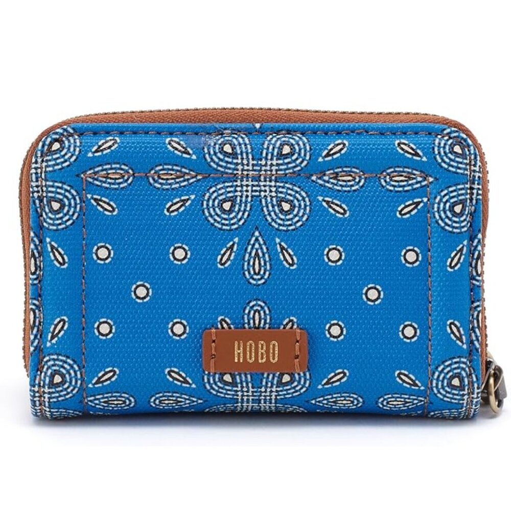 HOBO Soma Small Wallet–Leather Mini Wristlet w/Chain Clip, Stocking Stuffer